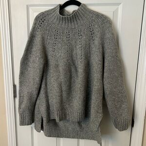 Grey mock neck sweater from Banana Republic XL